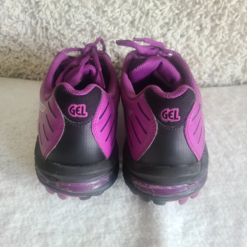 Purple Asics running shoes style P450y - Picture 5 of 10